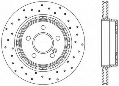 OPEN PARTS bdrs239625 -  Тормозной диск